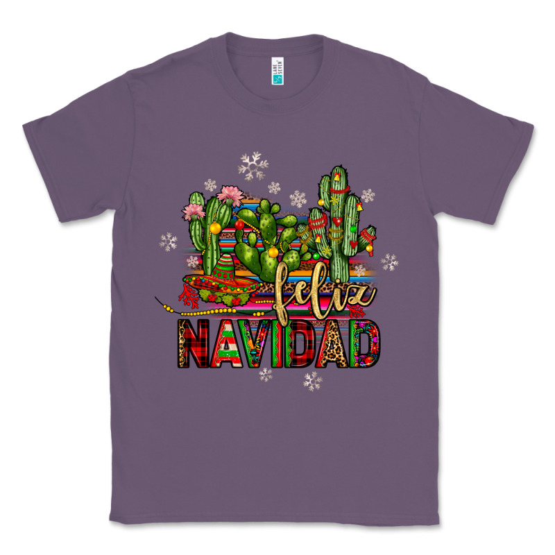 Feliz Navidad Cactus Classic Tee by JahusDesignShop | Teevron