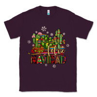 Plum feliz navidad cactus Classic Tee - JahusDesignShop