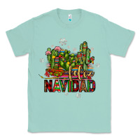 Seafoam feliz navidad cactus Classic Tee - JahusDesignShop