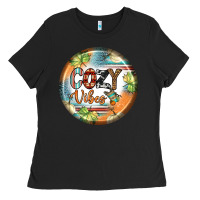 Black cozy vibes earrings Ladies Tee - BundleAndBundleShop