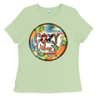 Matcha cozy vibes earrings Ladies Tee - BundleAndBundleShop