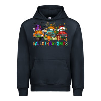 Navy hallothanksmas trucks Urban Hoodie - FaDigitalArtStudio