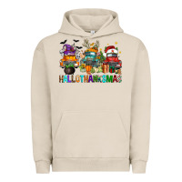 Pigment French Oak hallothanksmas trucks Urban Hoodie - FaDigitalArtStudio
