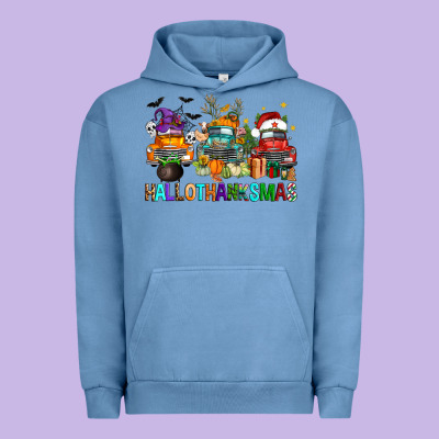 Hallothanksmas Trucks Urban Hoodie Designed By Fadigitalartstudio