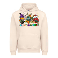 Sandshell hallothanksmas trucks Urban Hoodie - FaDigitalArtStudio
