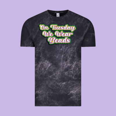 On Tuesday We Wear Beads Vintage Tee Designed By Maliassmallbusiness