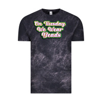 Cloud Black on tuesday we wear beads Vintage Tee - MaliasSmallBusiness