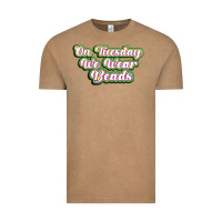 Vintage Coffee on tuesday we wear beads Vintage Tee - MaliasSmallBusiness