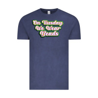 Vintage Denim on tuesday we wear beads Vintage Tee - MaliasSmallBusiness
