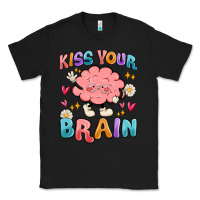 Black kiss your brain Classic Tee - MaliasSmallBusiness