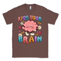 Chestnut kiss your brain Classic Tee - MaliasSmallBusiness