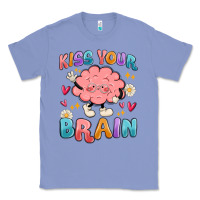 Colony Blue kiss your brain Classic Tee - MaliasSmallBusiness