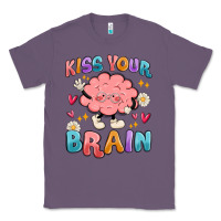 Lavender kiss your brain Classic Tee - MaliasSmallBusiness