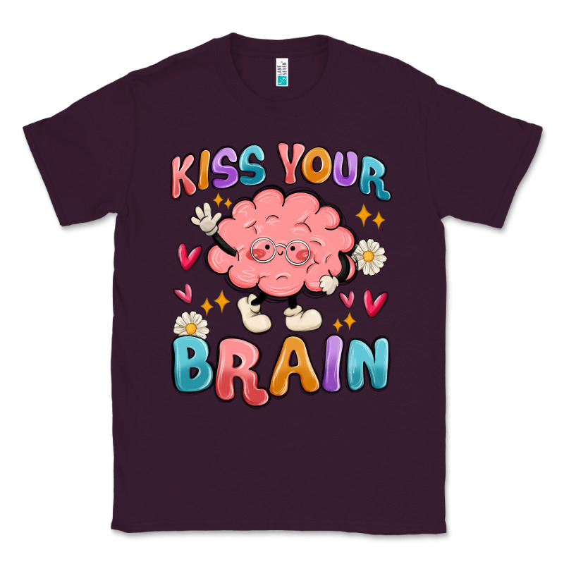 Kiss Your Brain Classic Tee by MaliasSmallBusiness | Teevron