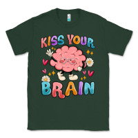 Sports Green kiss your brain Classic Tee - MaliasSmallBusiness