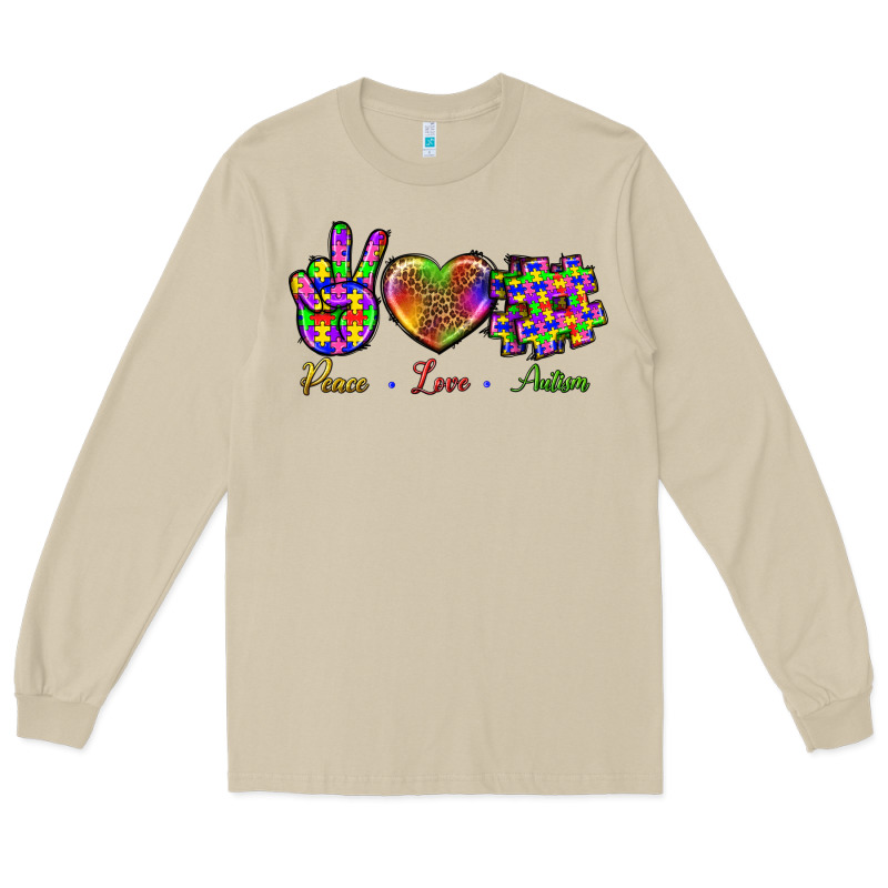 Peace Love Autism Long Sleeve Tee by BundleAndBundleShop | Teevron