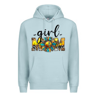 Blue Mist girl mom Premium Hoodie - JahusDesignShop