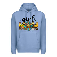 Colony Blue girl mom Premium Hoodie - JahusDesignShop