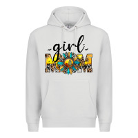 Dove Grey girl mom Premium Hoodie - JahusDesignShop