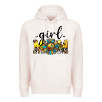 Pale Pink girl mom Premium Hoodie - JahusDesignShop