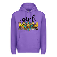 Purple girl mom Premium Hoodie - JahusDesignShop
