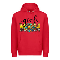 Red girl mom Premium Hoodie - JahusDesignShop