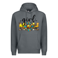 Rock girl mom Premium Hoodie - JahusDesignShop