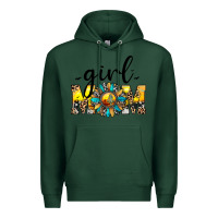 Sports Green girl mom Premium Hoodie - JahusDesignShop