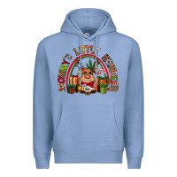 Colony Blue mommys little reindeer christmas Premium Hoodie - CowGirlArtShop