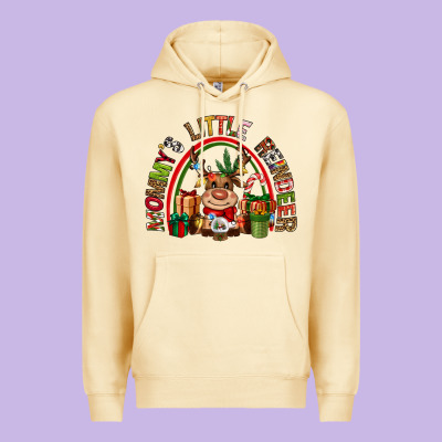 Mommys Little Reindeer Christmas Premium Hoodie Designed By Cowgirlartshop
