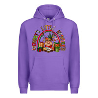 Purple mommys little reindeer christmas Premium Hoodie - CowGirlArtShop