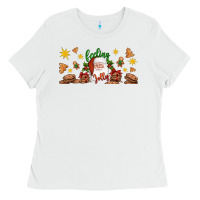 White Christmas feeling jolly santa Ladies Tee - Artiststas