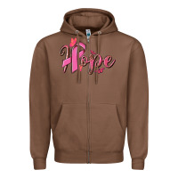 Chestnut hope breast cancer Zipper Hoodie - NancyCooperArtShop