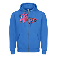 True Royal hope breast cancer Zipper Hoodie - NancyCooperArtShop