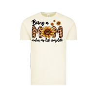 Being A Mom Makes My Life Complete Vintage Tee | Teevron