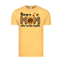 Vintage Mustard being a mom makes my life complete Vintage Tee - MaliasSmallBusiness