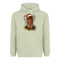 Matcha christmas heifer cow gnome Heavyweight Hoodie - CowGirlArtShop