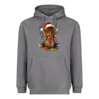 Storm christmas heifer cow gnome Heavyweight Hoodie - CowGirlArtShop