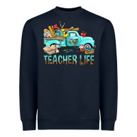Teacher Life With Truck Heavyweight Sweatshirt | Teevron