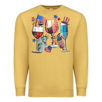 Antique Gold american wine Premium Sweatshirt - CowGirlArtShop
