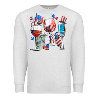 Oatmeal Heather american wine Premium Sweatshirt - CowGirlArtShop