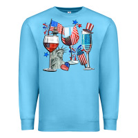 Ocean Blue american wine Premium Sweatshirt - CowGirlArtShop