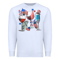White american wine Premium Sweatshirt - CowGirlArtShop