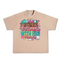 Burro she works willingly with her hands Urban Heavy Tee - NancyCooperArtShop