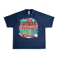 Navy she works willingly with her hands Urban Heavy Tee - NancyCooperArtShop