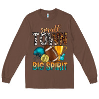 Chestnut Small Town Big Spirit Long Sleeve Tee - BundleAndBundleShop