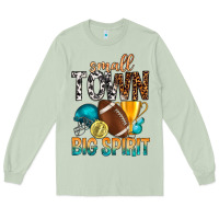 Matcha Small Town Big Spirit Long Sleeve Tee - BundleAndBundleShop