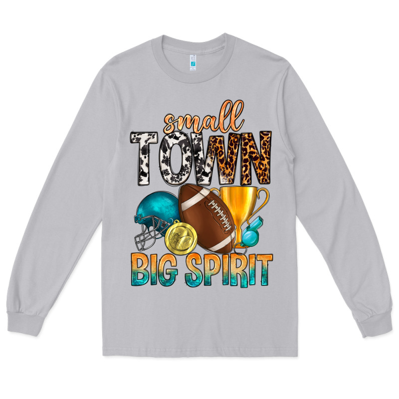 Small Town Big Spirit Long Sleeve Tee by BundleAndBundleShop | Teevron