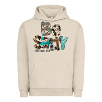 Pigment French Oak Be Salty Urban Hoodie - FaDigitalArtStudio