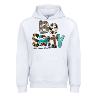 White Be Salty Urban Hoodie - FaDigitalArtStudio